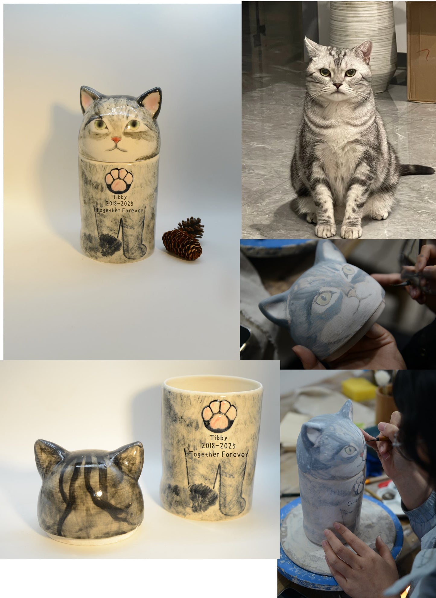 Custom-Handcrafted Pet Urn for Ashes. Multipurpose Box. Special Memory. Made To Order