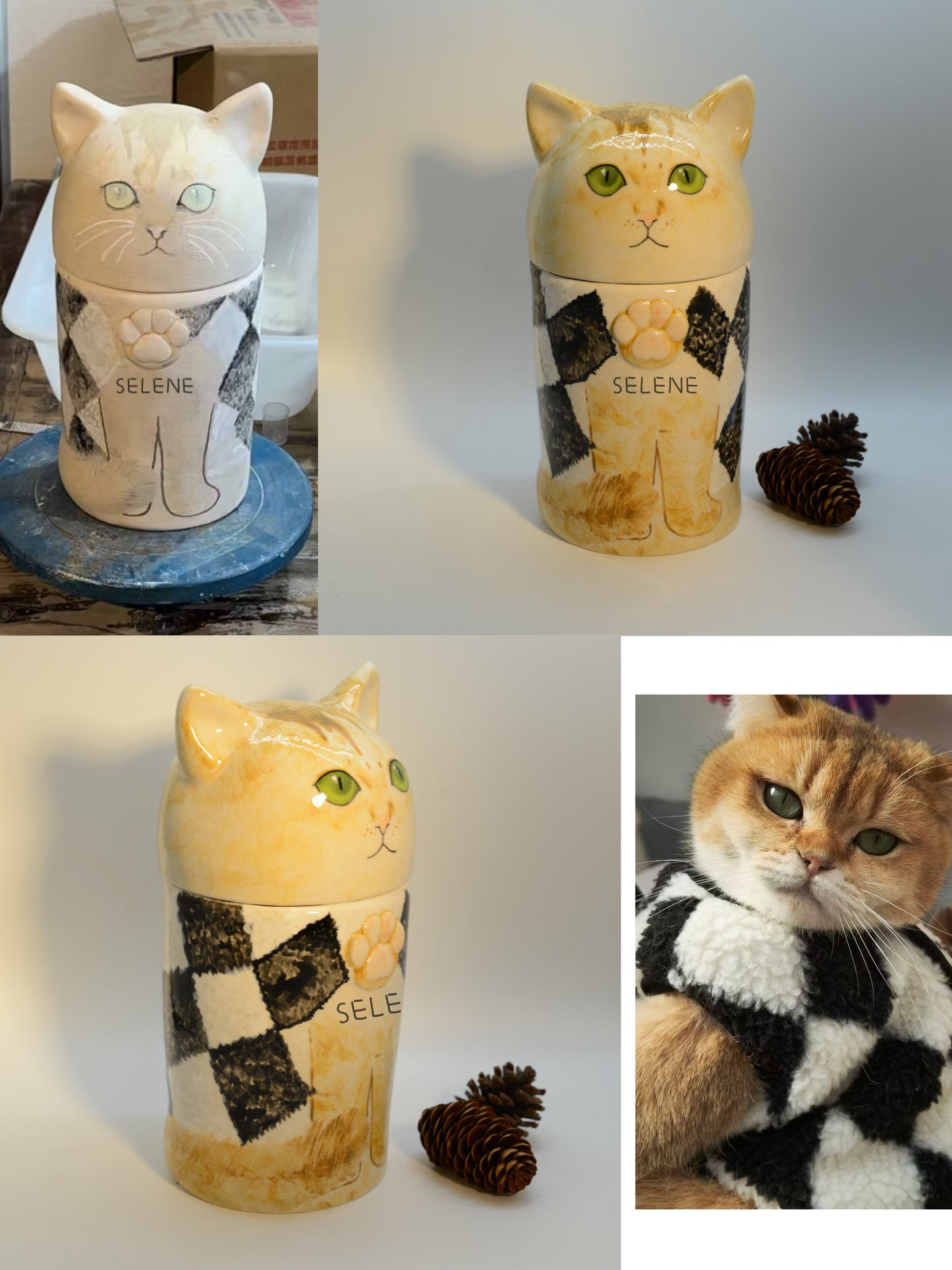 Custom-Handcrafted Pet Urn for Ashes. Multipurpose Box. Special Memory. Made To Order