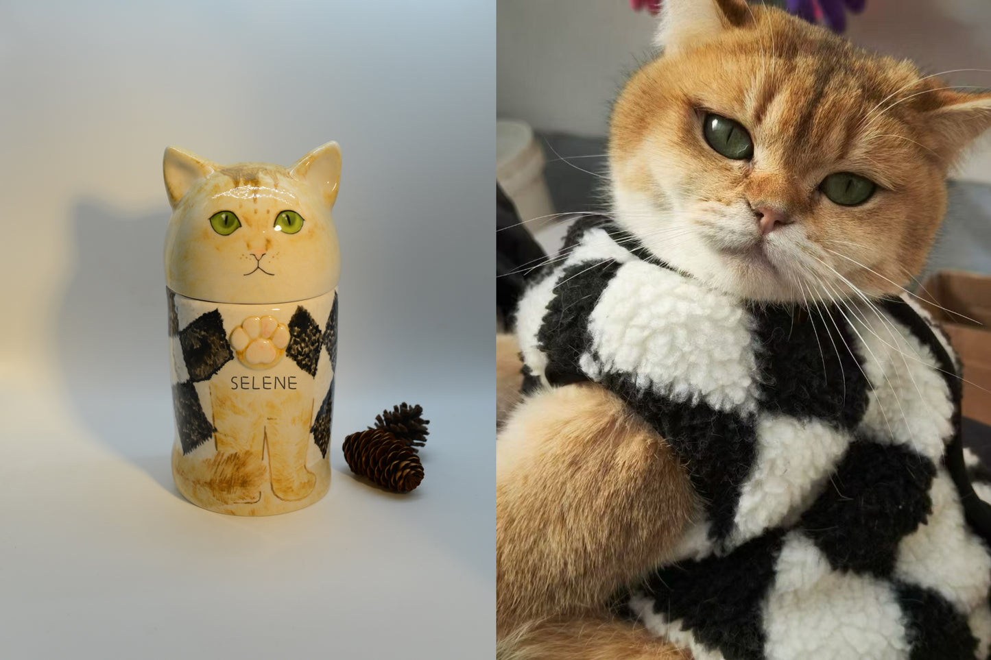 Custom-Handcrafted Pet Urn for Ashes. Multipurpose Box. Special Memory. Made To Order
