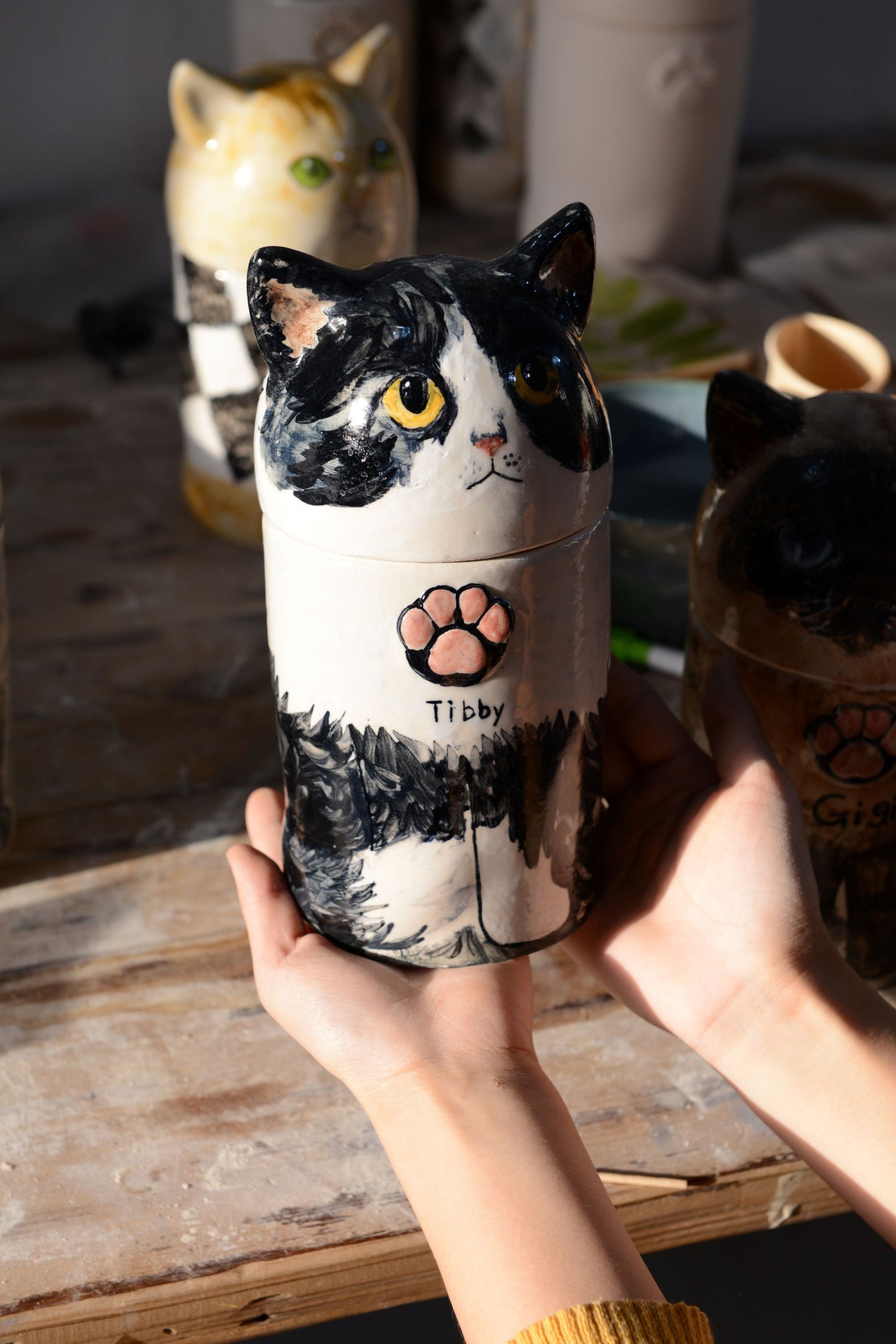 Custom-Handcrafted Pet Urn for Ashes. Multipurpose Box. Special Memory. Made To Order