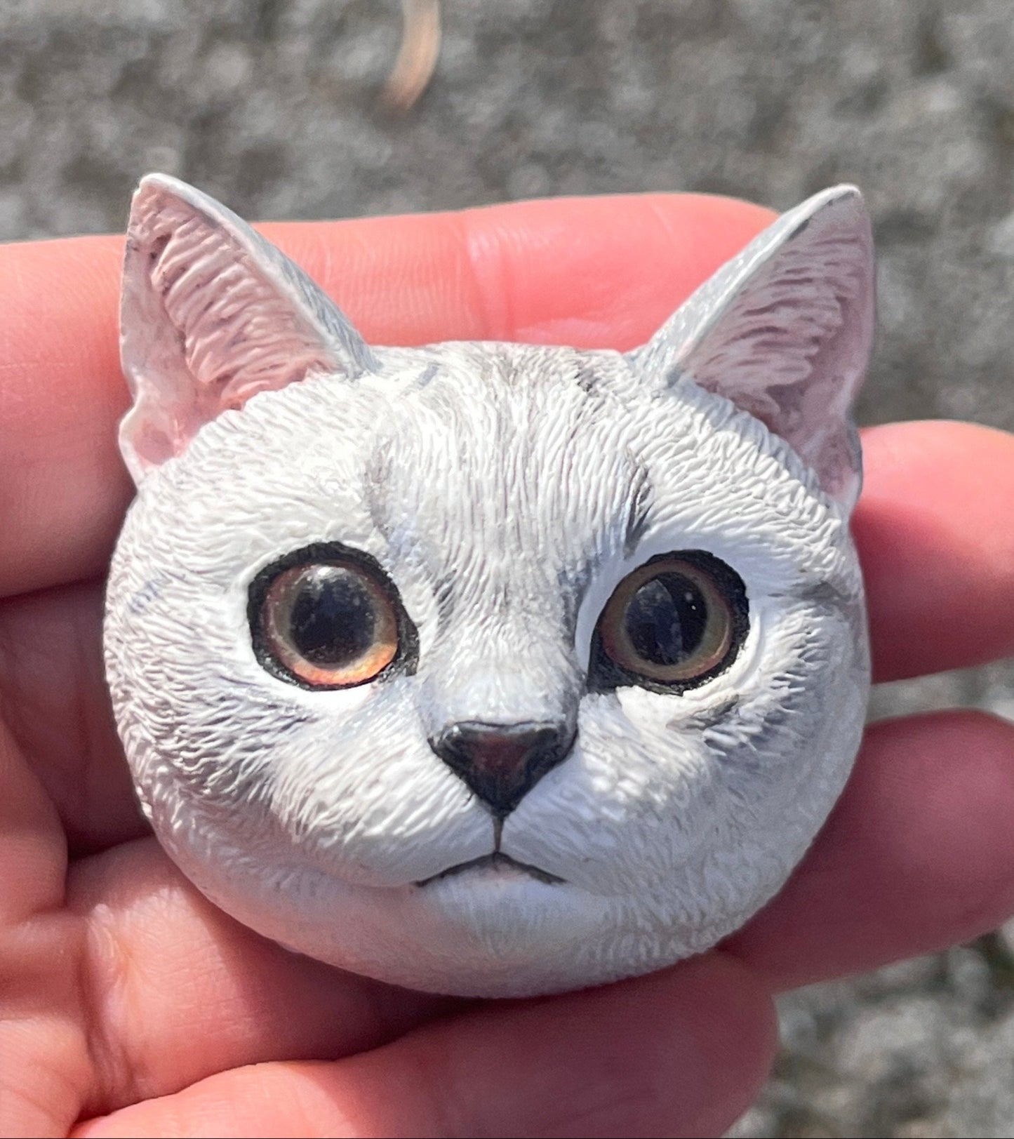 Custom-Handcrafted Scented Plaster Head Portraits with Magnet