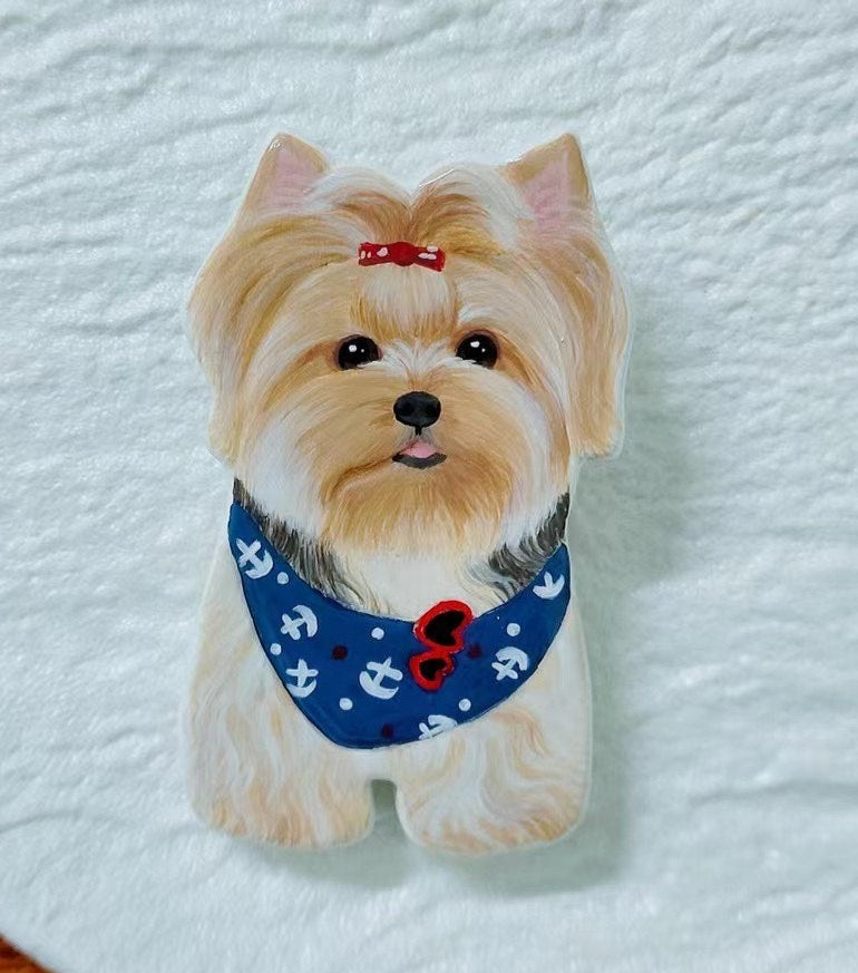Luxurious Custom Handcrafted Pet Brooch Pin – A True Work of Art