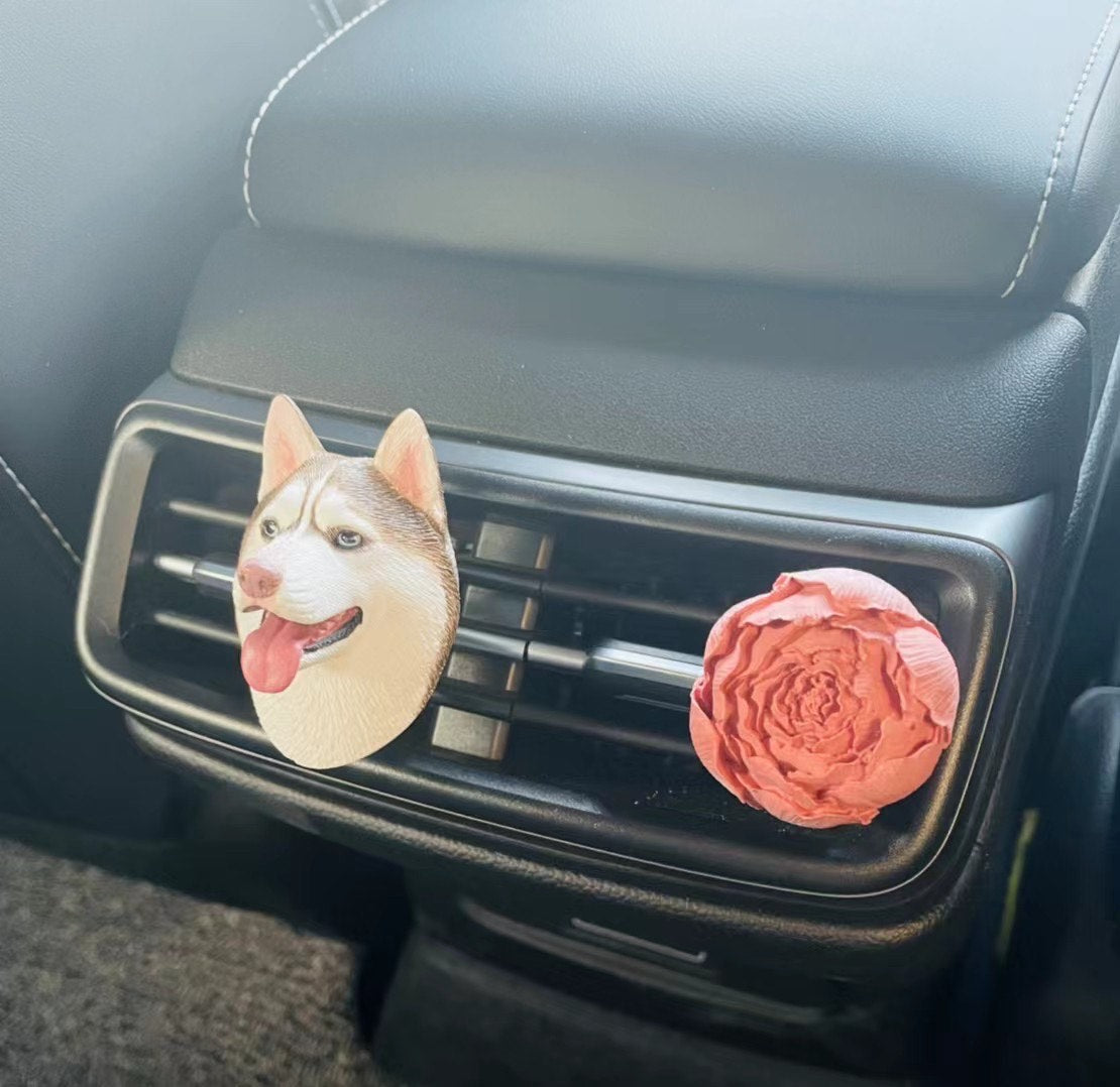Custom-Handcrafted Scented Plaster Head Portraits with Magnet