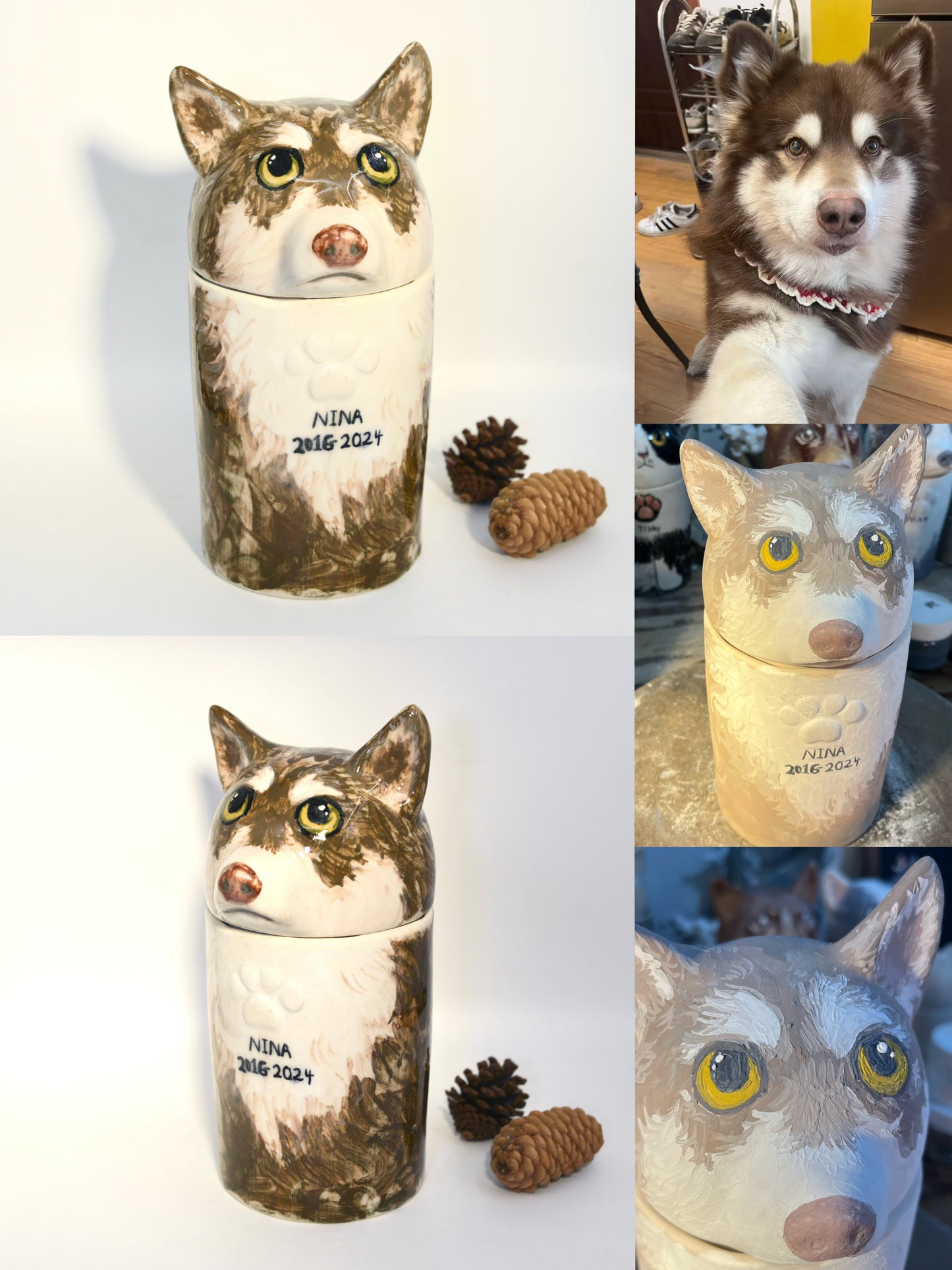 Custom-Handcrafted Pet Urn for Ashes. Multipurpose Box. Special Memory. Made To Order