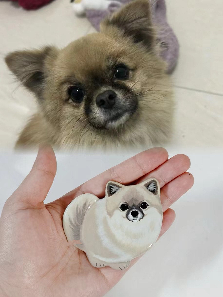Luxurious Custom Handcrafted Pet Brooch Pin– A True Work of Art