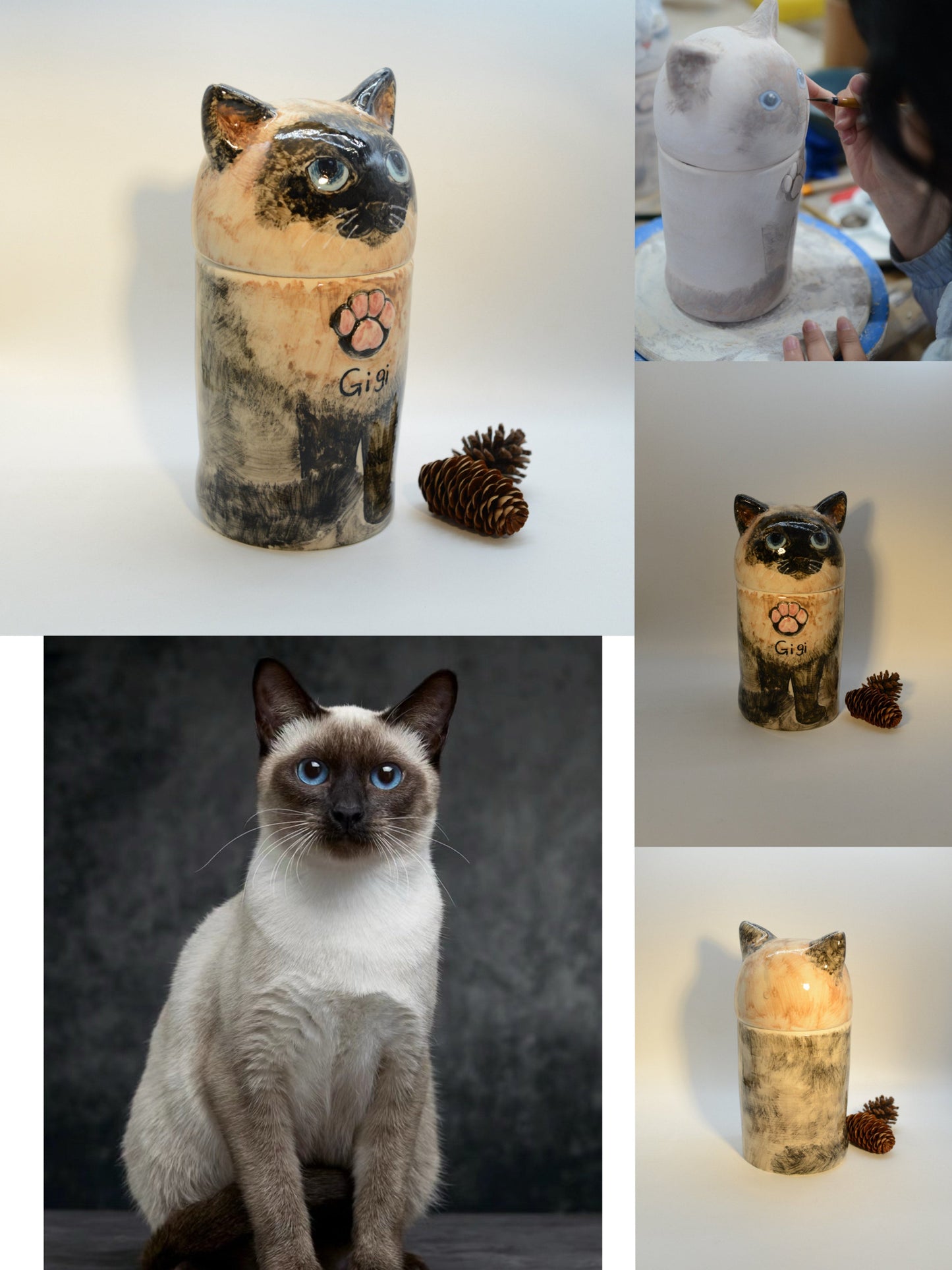 Custom-Handcrafted Pet Urn for Ashes. Multipurpose Box. Special Memory. Made To Order