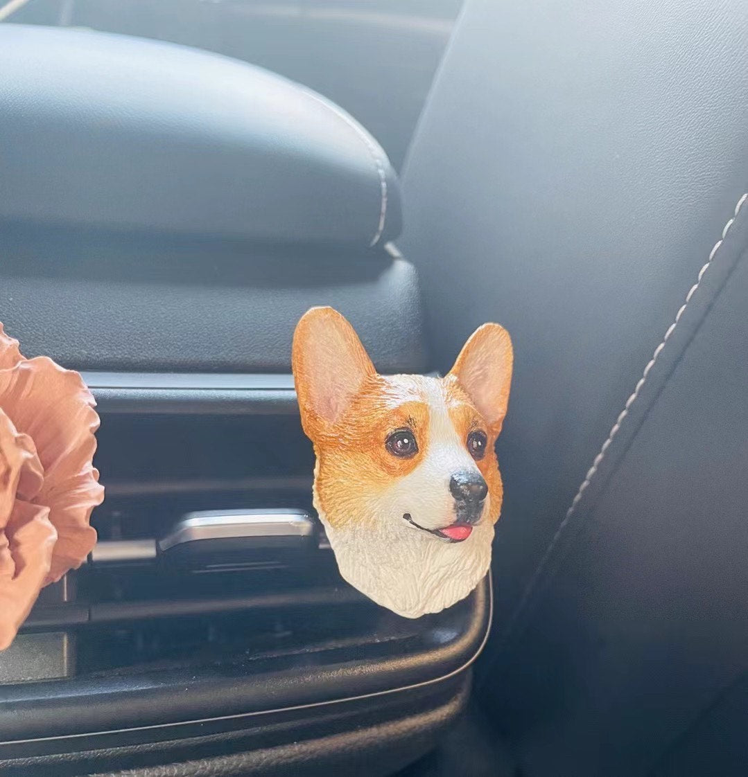Custom-Handcrafted Scented Plaster Head Portraits with Magnet